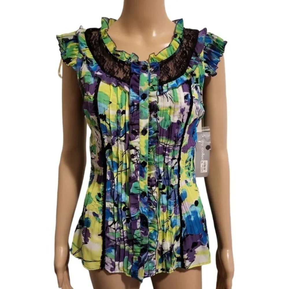 NY Collection Women's Blouse (Size M)